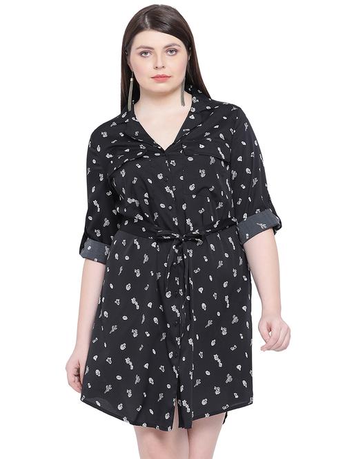 tie front quirky a-line dress - 16750810 - Standard Image - 1