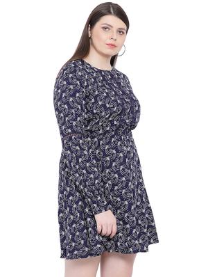 bishop sleeved lace detail a-line dress - 16750825 - Standard Image - 2