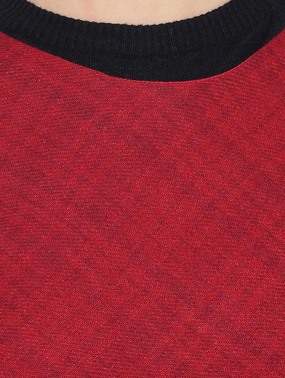 round neck checkered a-line dress - 16750831 - Zoom Image - 5