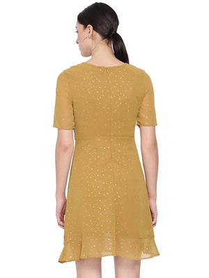 frill detail embellished a-line dress - 16750853 - Standard Image - 3
