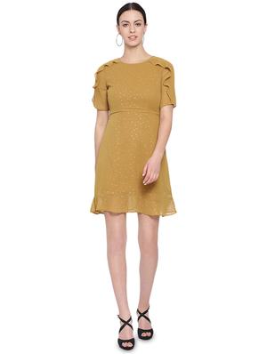 frill detail embellished a-line dress - 16750853 - Standard Image - 4