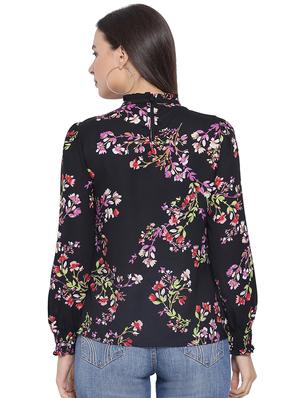 crew neck floral top - 16750883 - Standard Image - 3