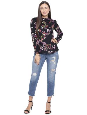 crew neck floral top - 16750883 - Standard Image - 4