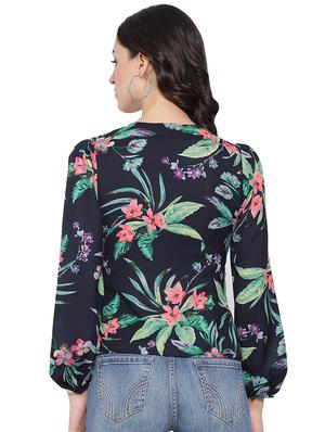 bishop sleeved floral top - 16750894 - Standard Image - 3
