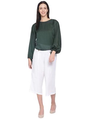 bishop sleeved round neck top - 16750906 - Standard Image - 4