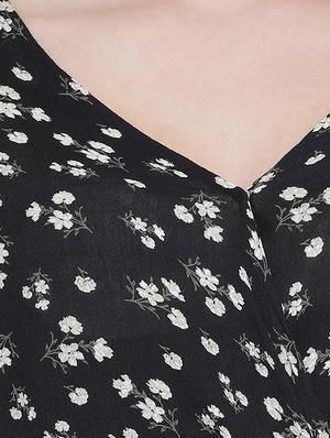 tie front floral top - 16750912 - Standard Image - 5