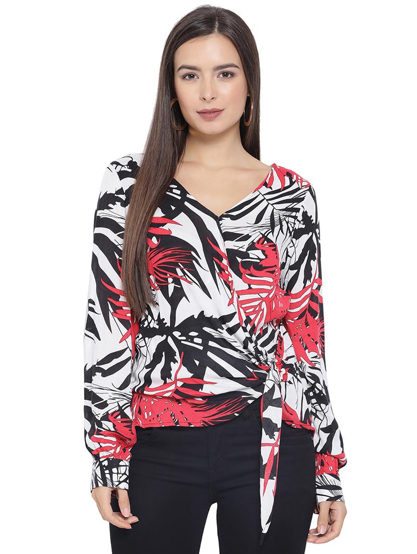 tie front tropical top - 16750913 - Zoom Image - 1
