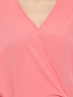 bishop sleeved solid crop top - 16750938 - Standard Image - 5