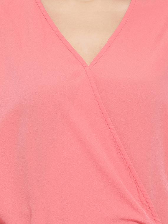 bishop sleeved solid crop top - 16750938 - Zoom Image - 5