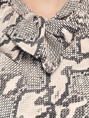 tie up neck snake print top - 16750941 - Standard Image - 5