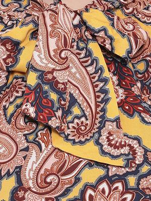 tie up neck paisley top - 16750943 - Standard Image - 5