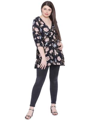 v-neck floral tunic - 16750966 - Standard Image - 4
