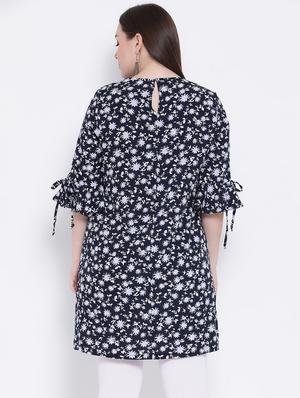 bell sleeved floral tunic - 16750969 - Standard Image - 3