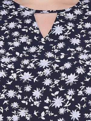 bell sleeved floral tunic - 16750969 - Standard Image - 5