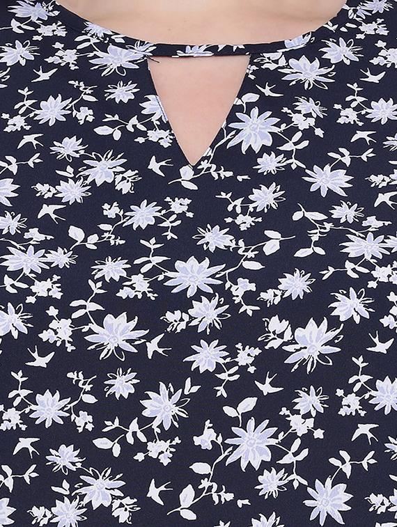 bell sleeved floral tunic - 16750969 - Zoom Image - 5