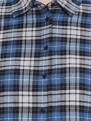 long sleeved checkered shirt - 16750977 - Standard Image - 5