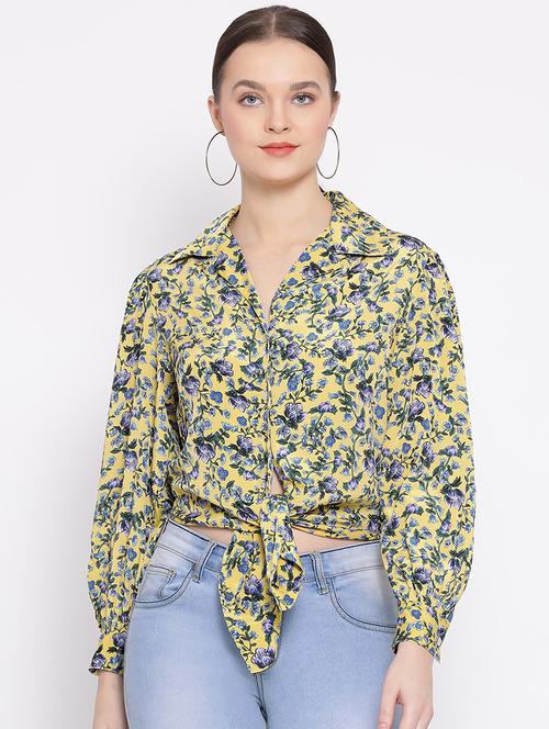 long sleeved floral shirt - 16750984 - Standard Image - 1