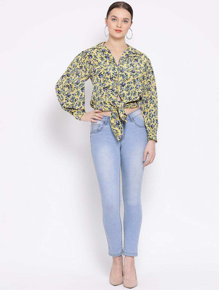 long sleeved floral shirt - 16750984 - Zoom Image - 4