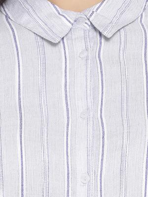 roll up sleeved striped shirt - 16750986 - Standard Image - 5