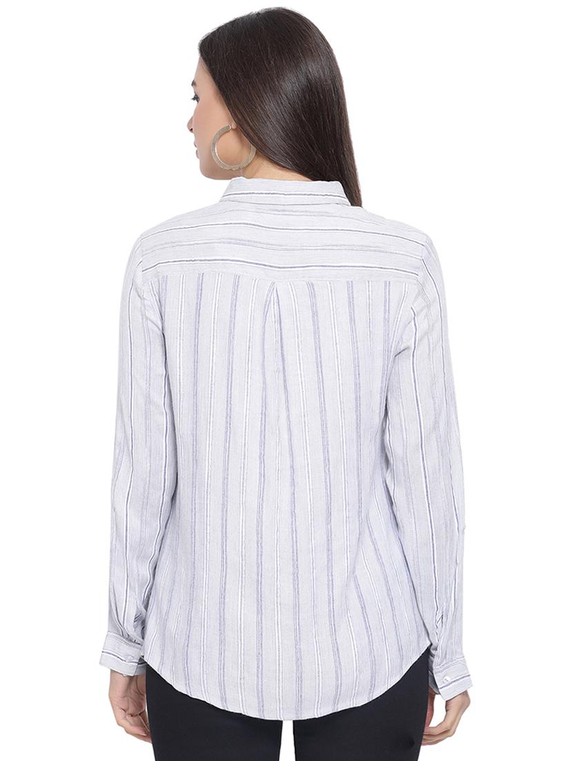 roll up sleeved striped shirt - 16750986 - Zoom Image - 3