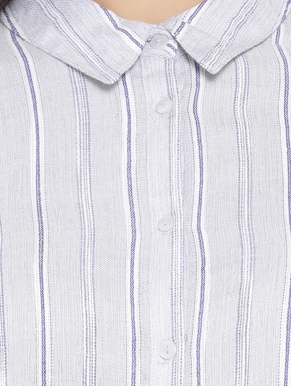 roll up sleeved striped shirt - 16750986 - Zoom Image - 5