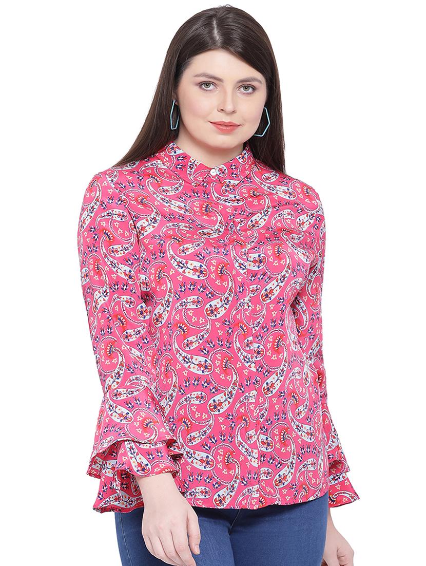 bell sleeved paisley shirt - 16751006 - Zoom Image - 1