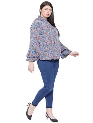 bell sleeved floral shirt - 16751007 - Standard Image - 4