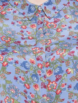 bell sleeved floral shirt - 16751007 - Standard Image - 5