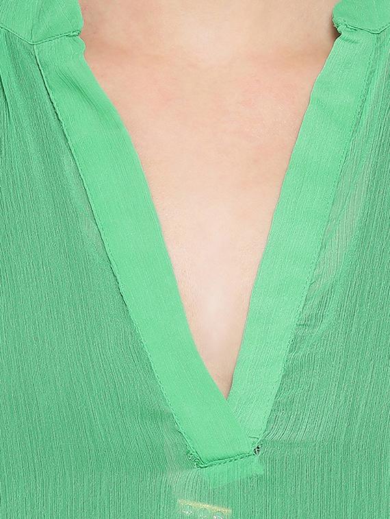 fringed hem coverup - 16751033 - Zoom Image - 5