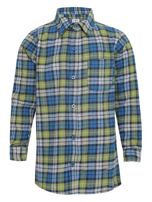 green cotton shirt - 16751055 - Standard Image - 1