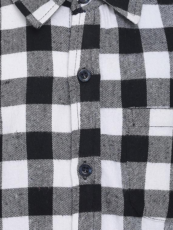 black cotton shirt - 16751056 - Zoom Image - 3