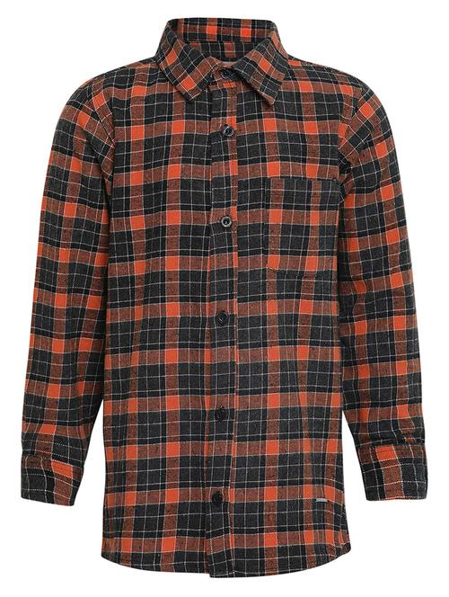 orange cotton shirt - 16751057 - Standard Image - 1