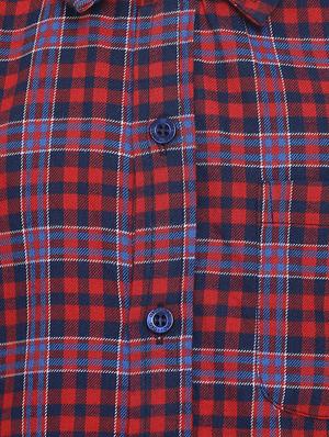 red cotton shirt - 16751058 - Standard Image - 3