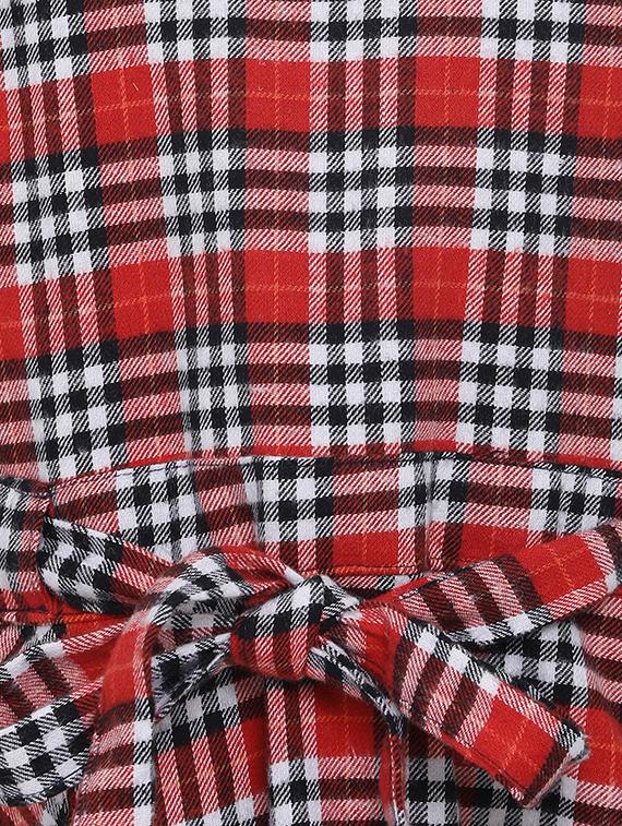 red cotton frock - 16751065 - Zoom Image - 3