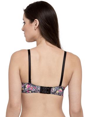 floral knot plunge bra - 16751067 - Standard Image - 3