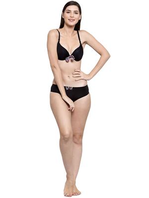 floral knot plunge bra - 16751067 - Standard Image - 4