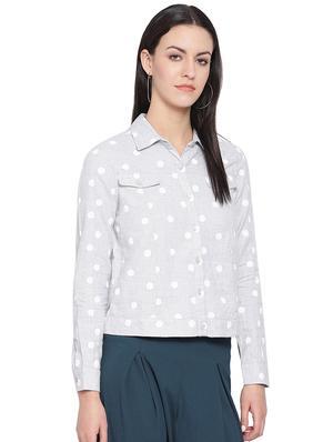 long sleeved polka dot shirt - 16751110 - Standard Image - 2