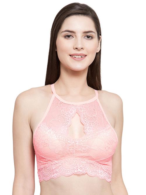 peach polyester lette bra - 16751146 - Standard Image - 1