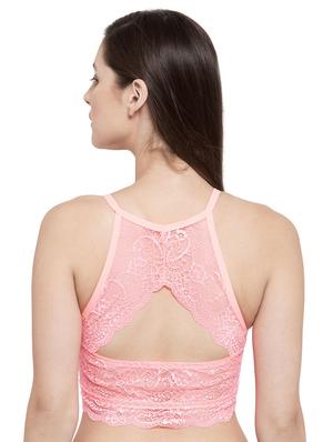 peach polyester lette bra - 16751146 - Standard Image - 3