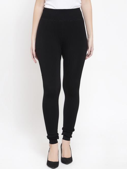 high rise solid leggings - 16751152 - Standard Image - 1