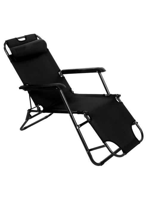 folding recliner beach lounge garden outdoor portable chair - 16751289 - Standard Image - 1