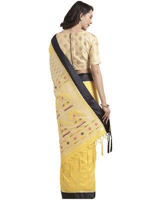 solid paithani saree with blouse - 16751470 - Standard Image - 2