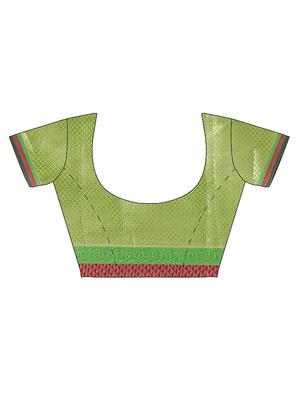 striped kanjivaram saree with blouse - 16751493 - Standard Image - 3