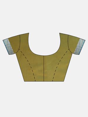color block kanjivaram saree with blouse - 16751506 - Standard Image - 3