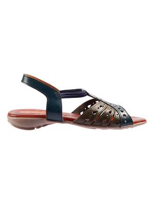 blue back strap sandals - 16751644 - Standard Image - 2