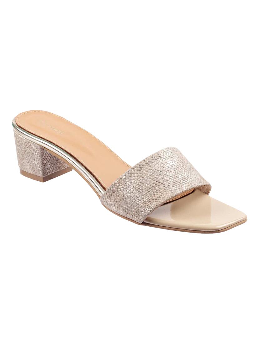 beige slip on sandals - 16751653 - Zoom Image - 1