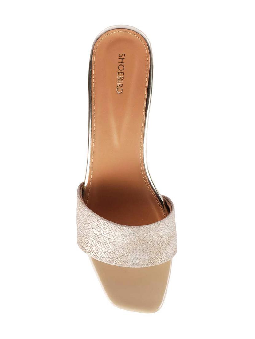 beige slip on sandals - 16751653 - Zoom Image - 4