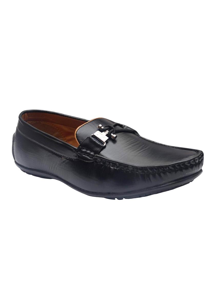 black synthetic slip on shoes - 16752651 - Zoom Image - 1