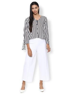 tie up sleeved button up top - 16752853 - Standard Image - 3