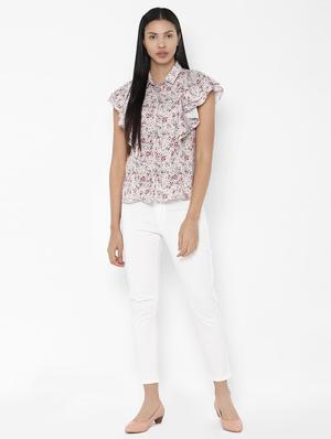 high rise solid jeans - 16752862 - Standard Image - 3